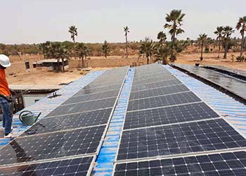 60KW Off Grid Solar Plant System Factory Use In Senegal