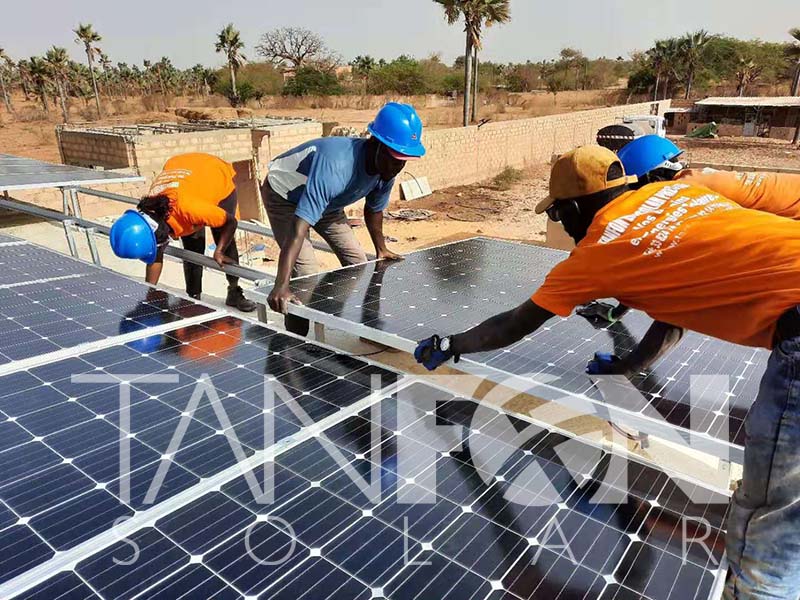 60KW Off Grid Solar Panel System Factory Use In Senegal