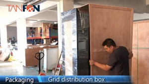 City power grid substation distribution box packaging
