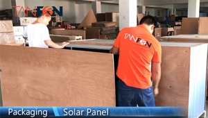 Solar Panels Wooden Box Packaging