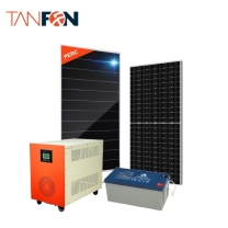 Complete Set Solar Energy System 5kw hybrid off grid solar panel For Home