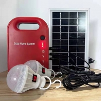 Portable Small MINI Solar Energy System Home Lighting With 3W LED