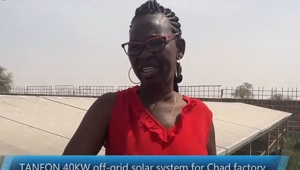 TANFON 40KW off grid solar system for Chad factory