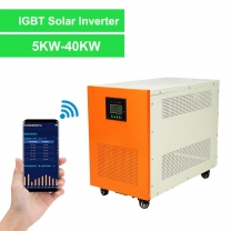 All in One MPPT Pure Sine Wave DC to AC 10000W Hybrid Solar Inverter
