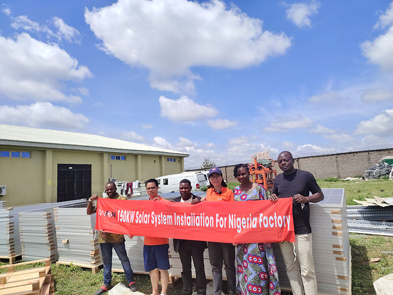 TANFON 150KW solar system in Nigeria