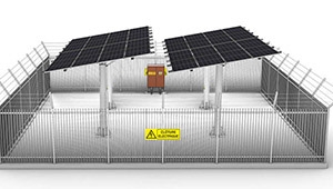 Solar Power System Empowering Production Line Machinery