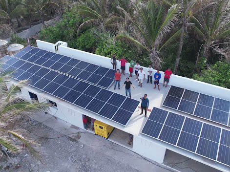 solar powered hotel water purification equipment