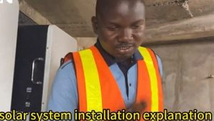 30kw off grid  solar system installation explanation