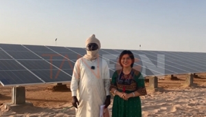 Solar power station installation and operation process