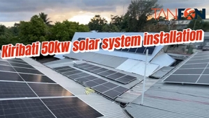 Kiribati solar energy system installation