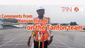 African Kenyan customers come to China TANFON Solar