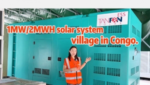1MW 2MWH solar energy storage system in congo for village