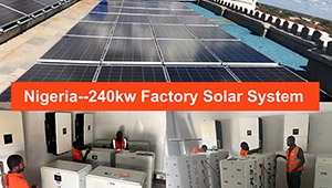 240kW hybrid solar system with 502kwh LiFePO4 battery storage
