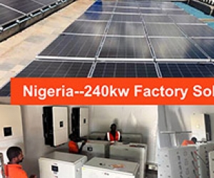 240kW hybrid solar system with 502kwh LiFePO4 battery storage